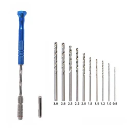 11 - Piece Blue Semi - Automatic Hand Twist Drill Set (Blue set)