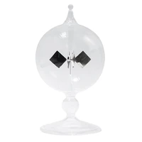 Clear Solar Power Radiometer Sun Light Energy Spinning Vanes Glass Radiometer Science Educational Light Mill 1
