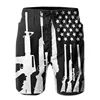 American Flag Gun Weapons Graphic Shorts Pants 3D Printing Hip Hop y2k Board Shorts Summer Hawaii Swimsuit Cool Surf Swim Trunks 1