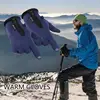 Cycling Touch Screen Mittens 1 Pair Men's Winter Warm Mitts Touch Screen Sports Wear Cold Weather Non-Slip Mittens Waterproof 4