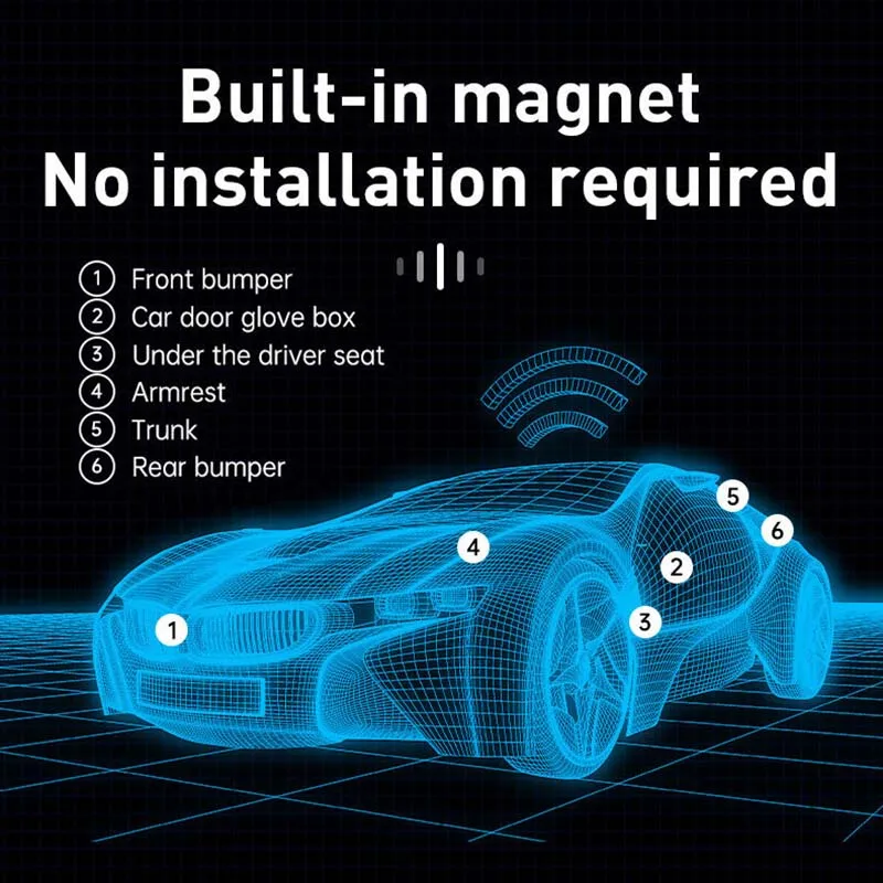 GPS Locator Xiaomi GPS Tracker Car Pet Kids Smart Sports Tracking Portable Prevent Loss For iOS Android