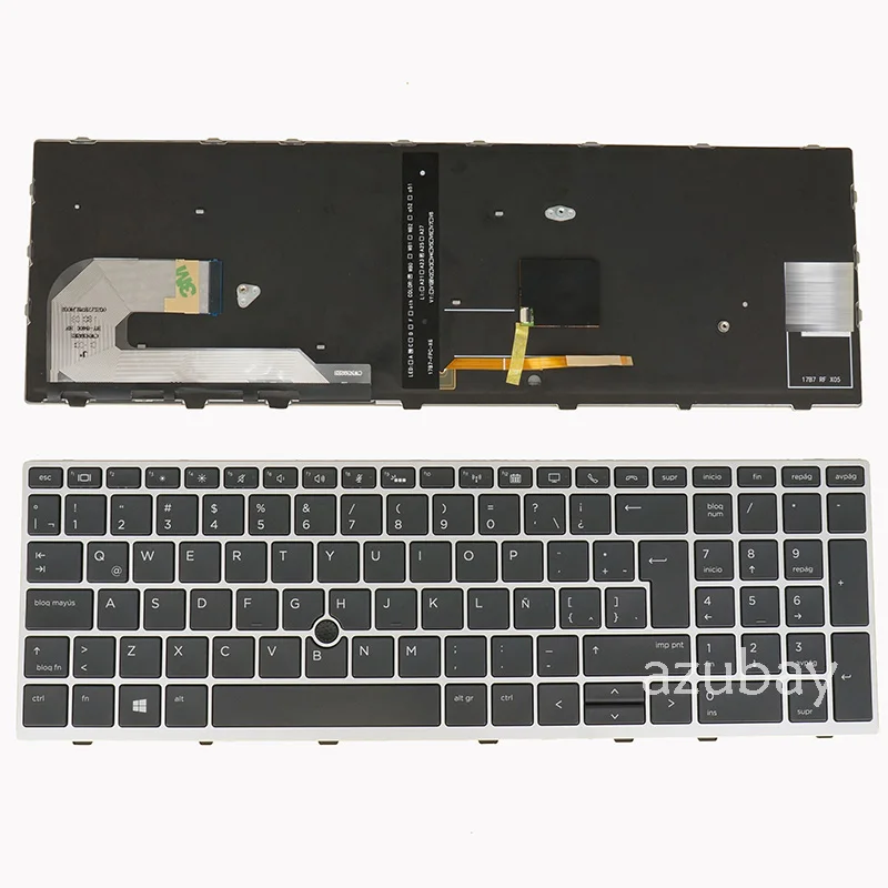 Qwerty-teclado Portátil para hp Elitebook 850 g5 g6 755 g5 Zbook 15u g5 g6 Retroiluminado ou sem ar fr Thai us hb la gr sd - Imagem 4