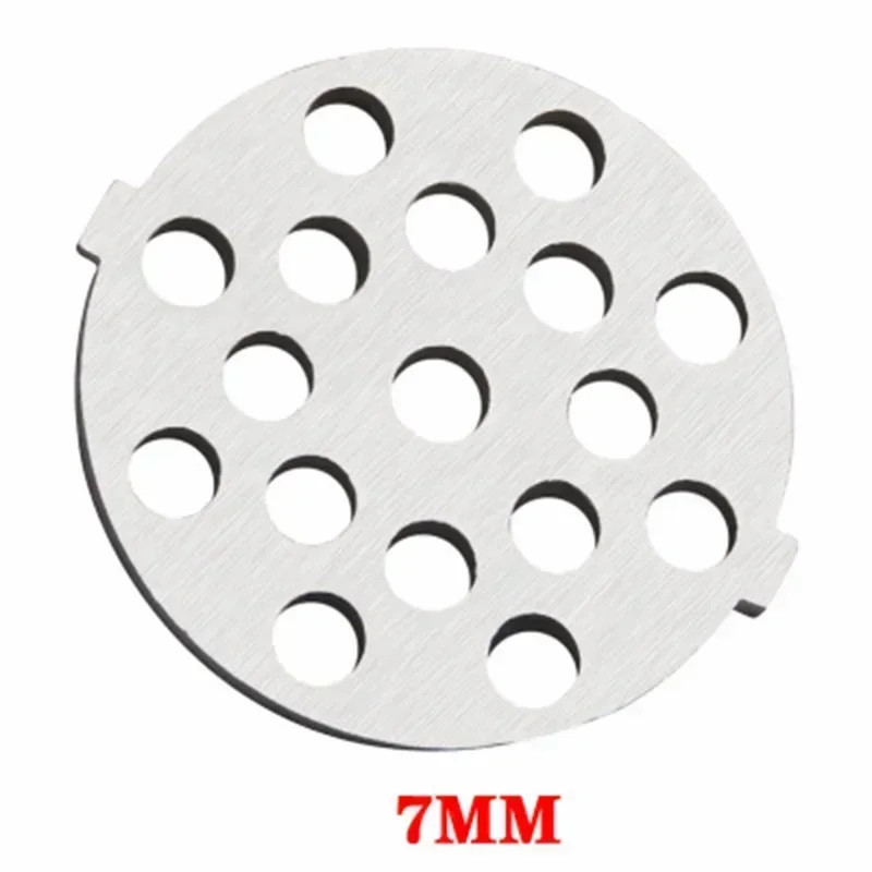 Meatball Maker 1pc Meat Grinder Plate Net Cut Meat Grinder Parts Elements Replace Stainless Steel Hole Plate 5 pattern to choose