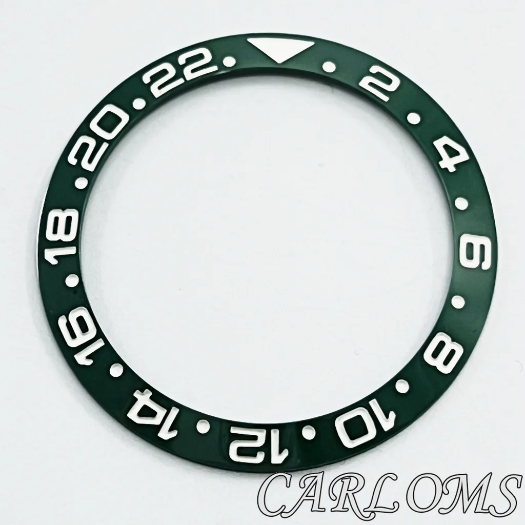 Premium Black Rose Gold Multicolor Ceramic GMT Bezel Insert
