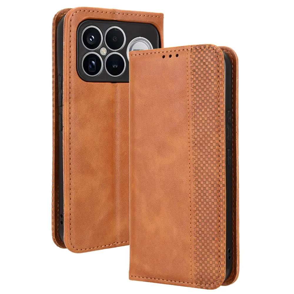 High-Quality PU Leather + TPU Flip Anti-Knock Phone Case