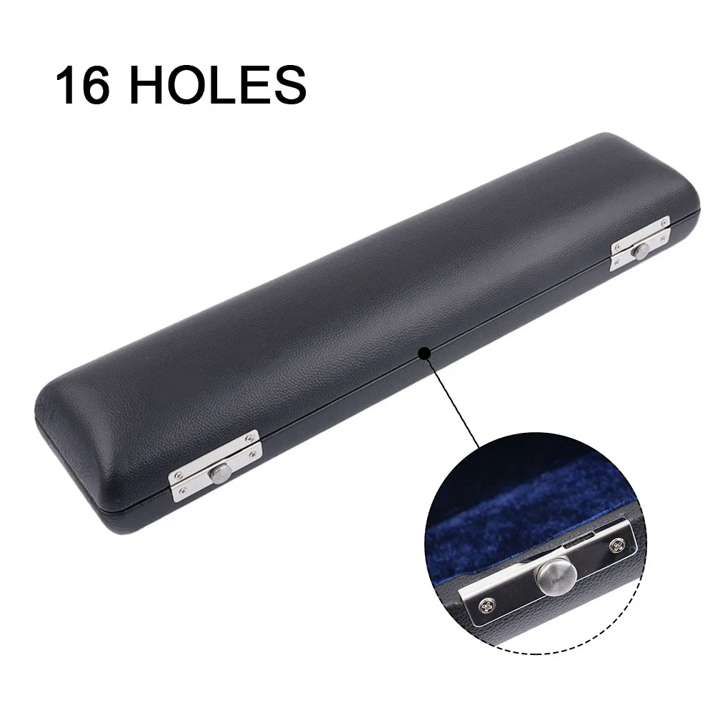 

16/17 Holes Flute Case Flute Bag Leather Lightweight PU Leather Portable Wood Wooden 1pc Box Durable Practical