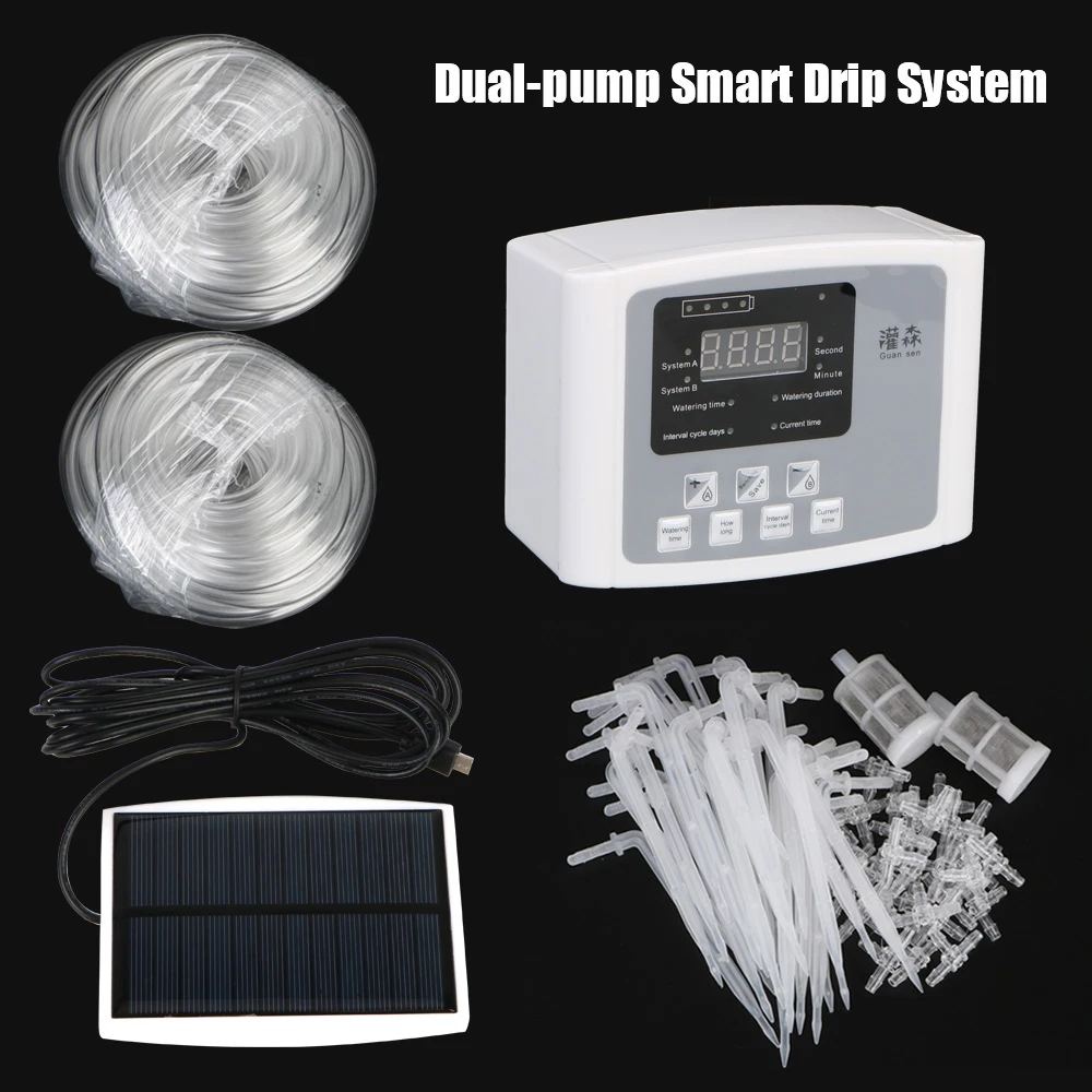 Solar Automatic Irrigation Pump Controller Watering Plants Solar