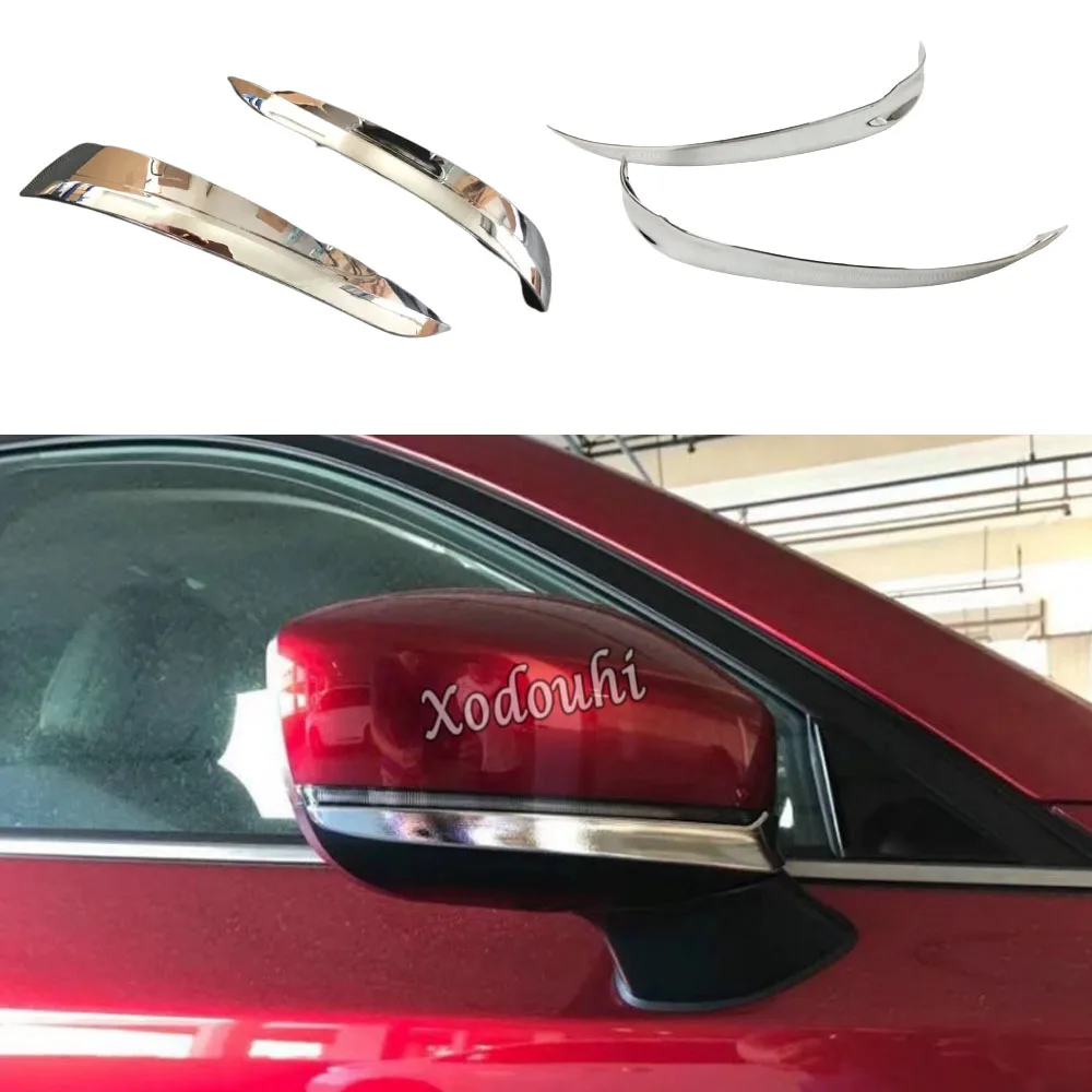 

Автомобильная наклейка для Mazda Cx8, Cx8, 2017, 2018, 2019, 2020, 2021, декоративная полоса для бокового зеркала заднего вида, полоса для бокового зеркала заднего вида, отделка, рамка панели