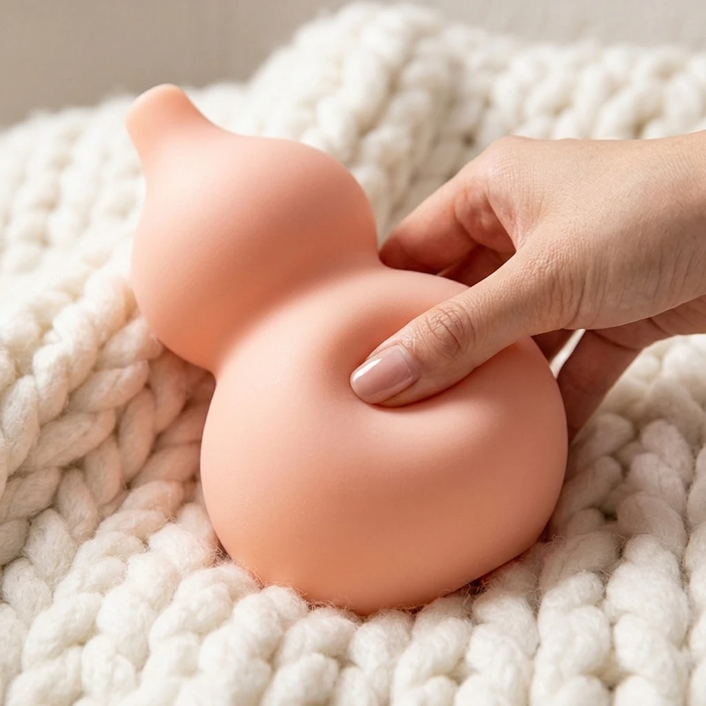 팝 아트 스타일 곡선형 조롱박 장식품 편안한 촉감 우아한 모양 거실 인테리어 데스크탑 장식 f236