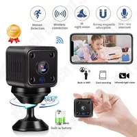 X6 Mini Camera 1080P HD WiFi Remote Monitor Baby Pet Camera Built-in Battery Night Vision Smart Home Security Protection