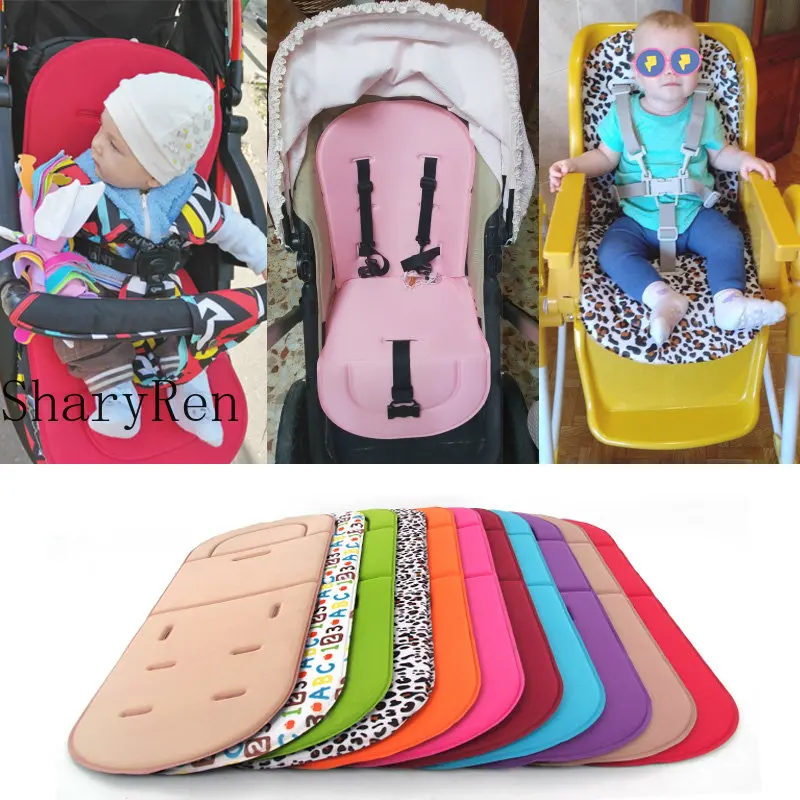 

Baby Stroller Soft Cotton Seat Pad Infant Cart Mattress Mat Pram Car Seat Mat Pushchair Cover Liner Pad Washable Baby Accessorie