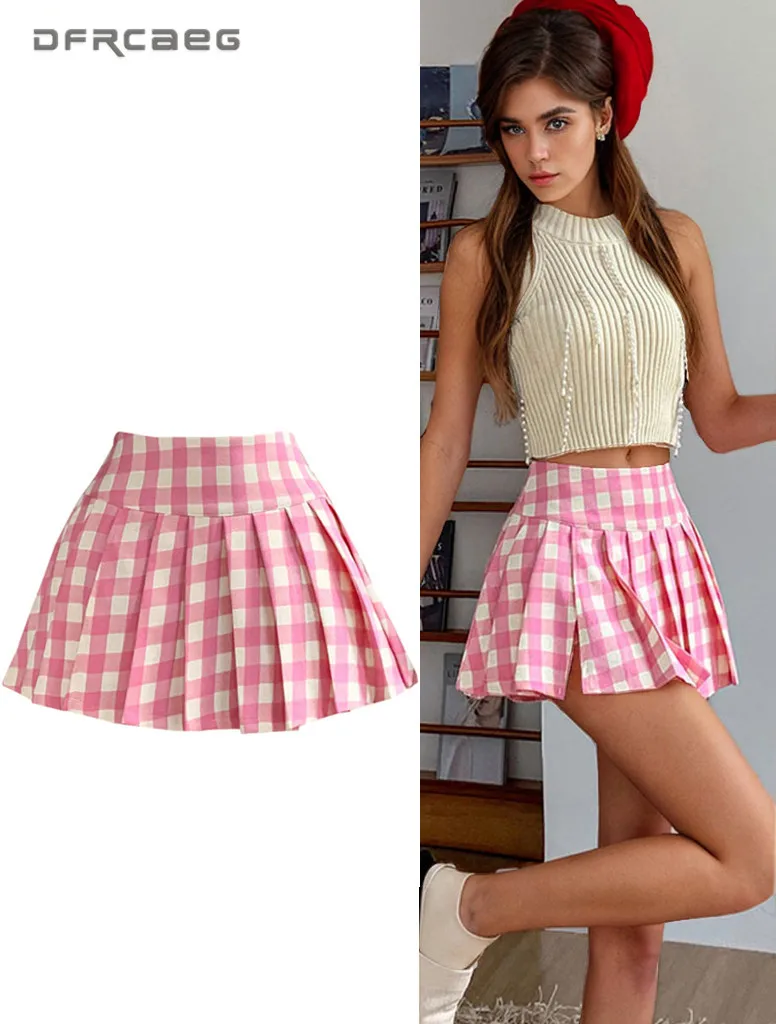 Pleated Skirt Cute Short Skirts And Tops Mini Skirts Womens 2024