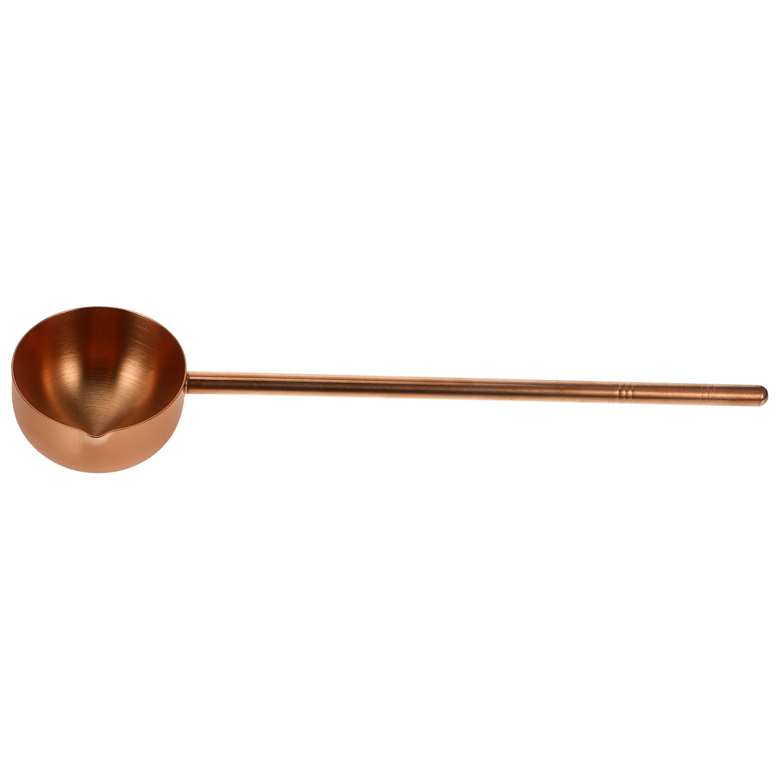 Oil Heating Spoon Stainless Steel Soup Spoon Reusable Oil Heated with Long Handle stainless steel ladle