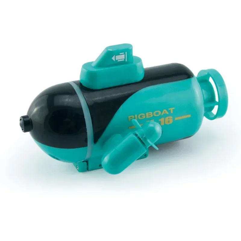 2.4Ghz Mini RC Submarine With LED Light Radio Control Boat Waterproof Rechargeable Electric Submarines Gifts Toys for children 2