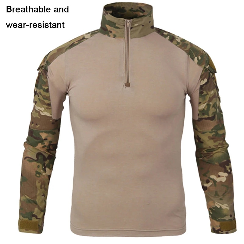 Oulylan  Pant Men Tactical Uniform Clothes Suits Training Suit Camouflage Hunting Shirts Pants Paintball Sets 3