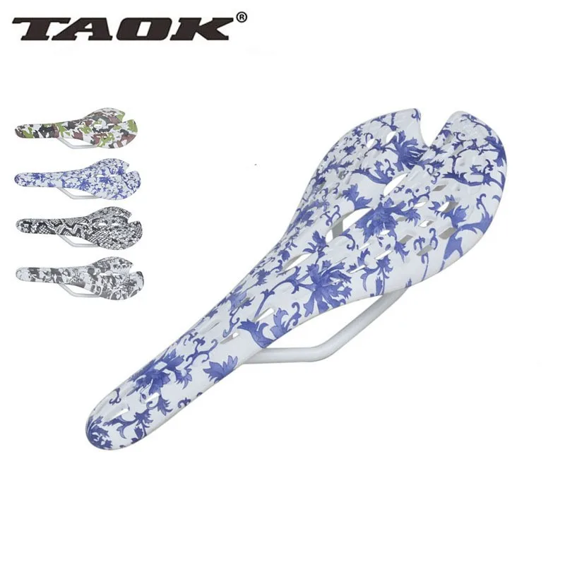 

TAOK Mesh Printed Plastic Seat Cushion Is Suitable For Ultra Light Saddle Of Mountain Bikes And Road Vehicles