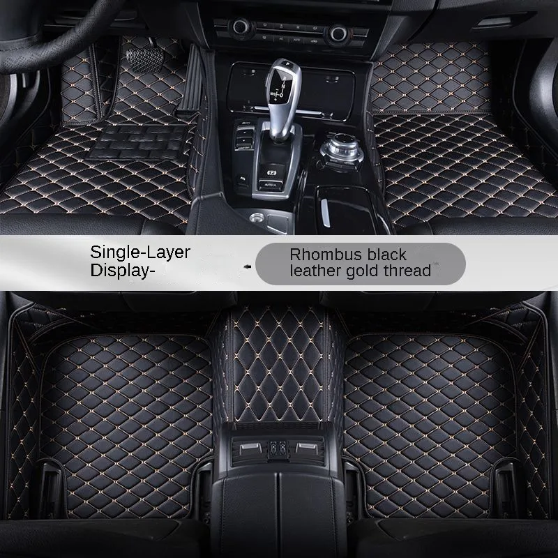 

YUCKJU Custom Leather Car Mat For Luxgen All Models Luxgen 7 5 U5 SUV Accessories Carpet For Car Interior Parts