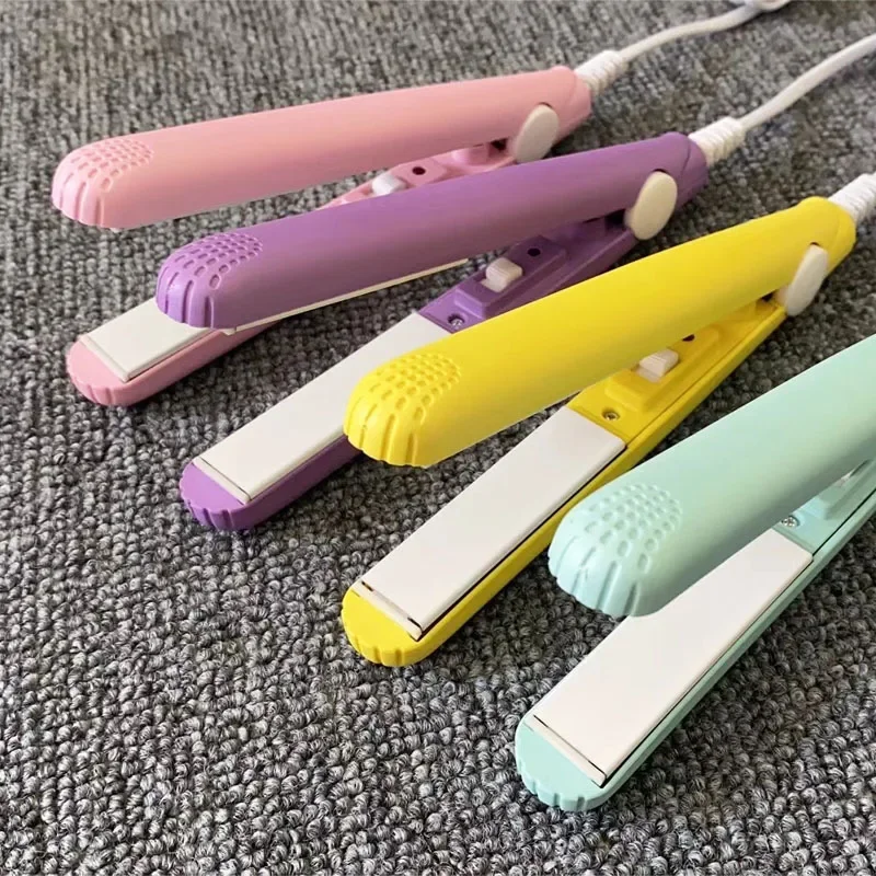 Portable Mini Hair Clippers Women's Colorful Straight And Curly Hair Comb Manufacturer Dormitory Gift Two In One Straight S