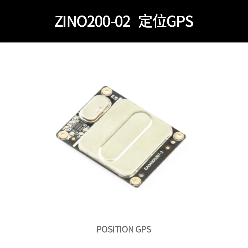Télécommande Hubsan Zino 200 tenue en main, écran allumé affichant les paramètres de vol.