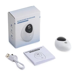Revolutionary Microcurrent Sleep Aid for Insomnia and Stress Relief (WHITE)