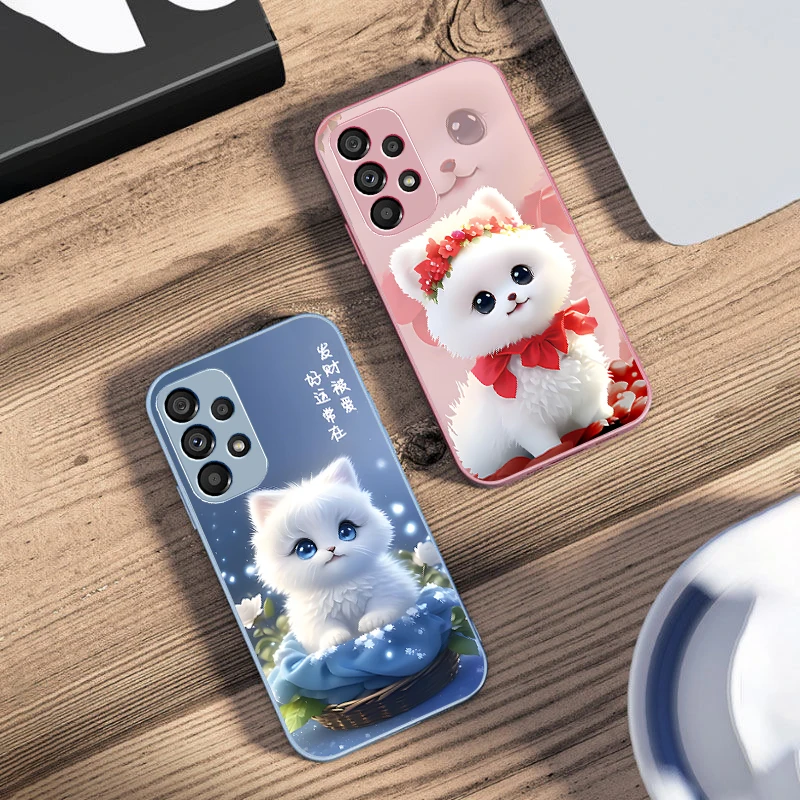 Adorable Green Dog Design Tempered Glass Phone Case