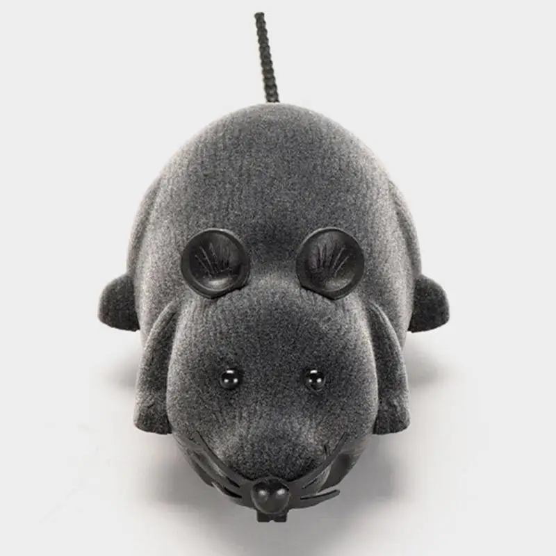 Robot Mouse Cat Toys RC Battery Powered Mimic Real Prey Four Way Wireless Remote Control Electric