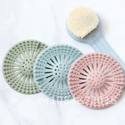 

Filter Hair Stopper Silicone Drain Cover Kitchen Sink Deodorant Bathroom Accessories Shower Floor Anti-clogging Hair Catcher