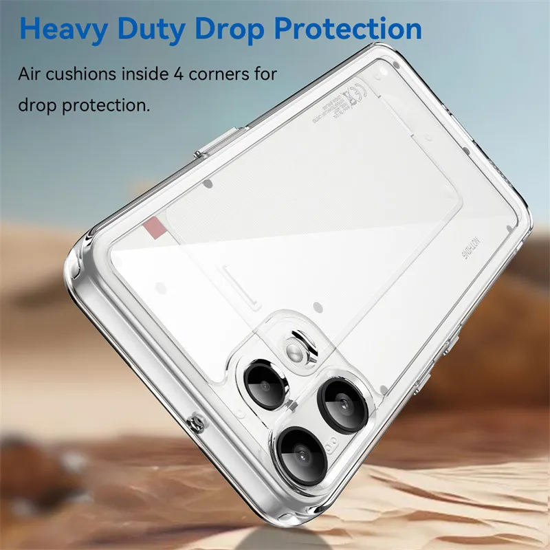 Ultimate Shockproof Clear Phone Case - Durable PC + TPU Silicone Cover