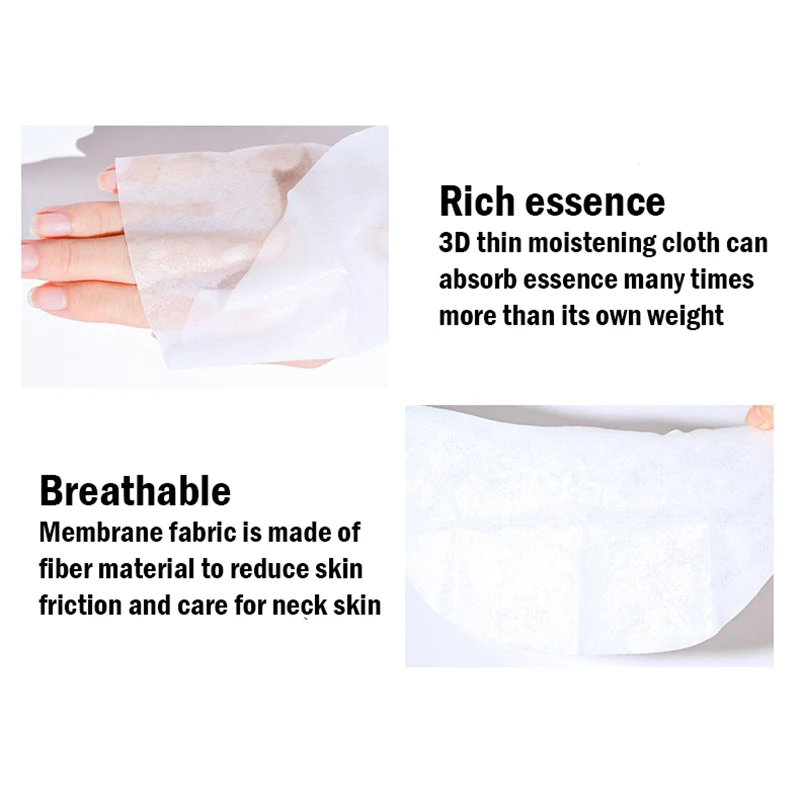 Neck Mask 10pcs Goat Milk Neck Mask Skincare Firming Brightening Moisturizing