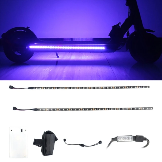 Strisce LED Per Scooter Elettrico YUNYODA - Luci Decorative Impermeabili Per Xiaomi M365, Sicurezza Notturna - Foto 3