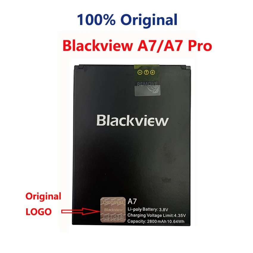 Bateria do Telefone para Blackview Pro Bateria do Telefone para Blackview a7 a5 A60 e7 E7s a8 Max A20 Bv4000 Bv5000 Bv6000 Bv6000s Bv7000 Bv8000 Bv9000 Pro 100 Original - Image 6
