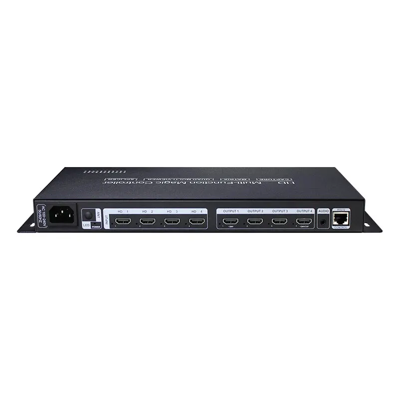 AMS-MTX 4*4 Matrix Switch 4K Splitter 4 In 4 Out Display Scree for LCD LED Wall PS4 STB Camera PC To TV Monitor