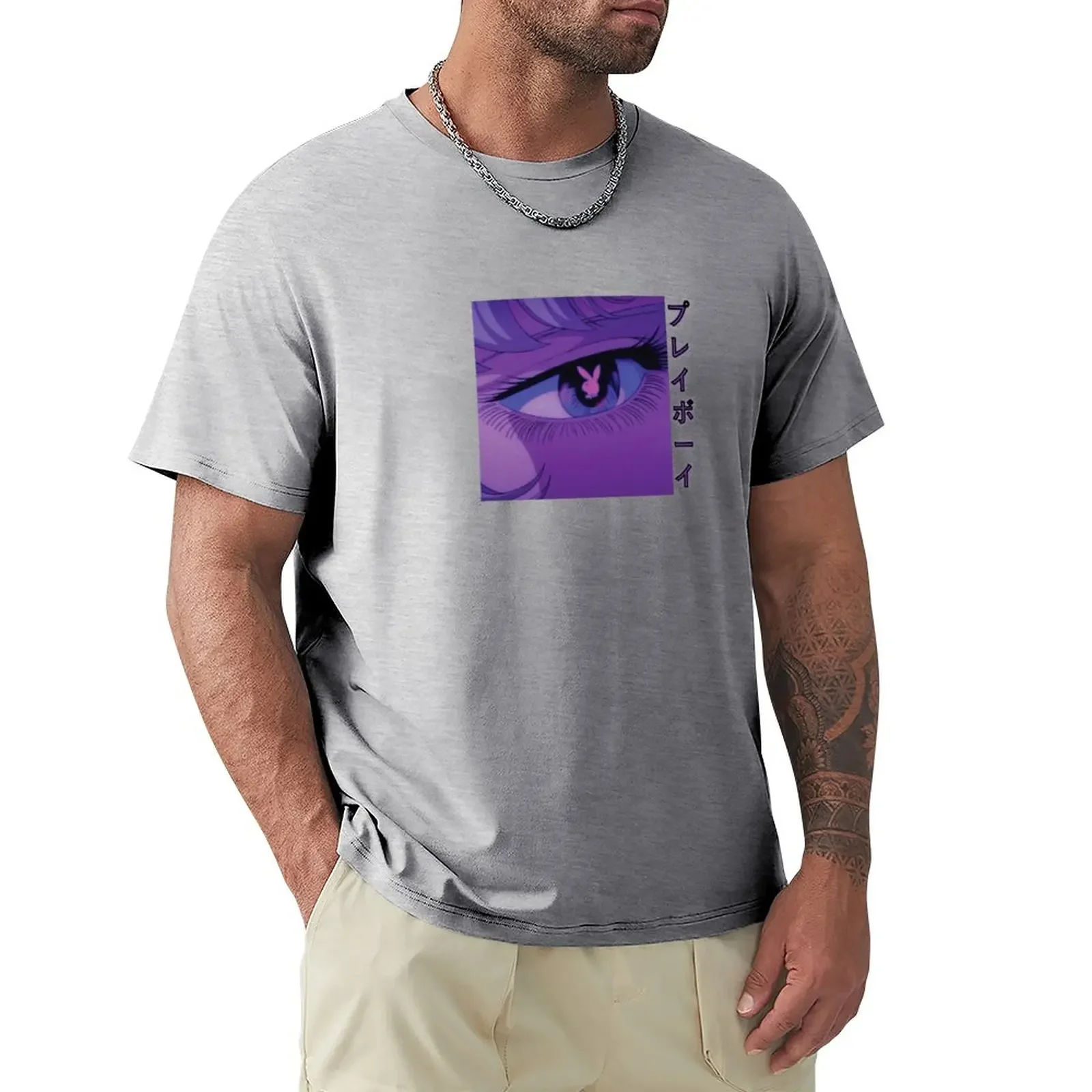 

Anime Eye katakana T-Shirt heavyweights new edition plain mens graphic t-shirts pack