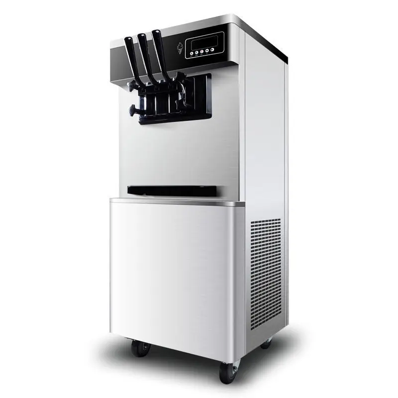 Commercial Fully Automatic Ice Cream Machine Dedicated to Milk Tea Shops Sundae Cone Desktop Vertical Single Head Stall