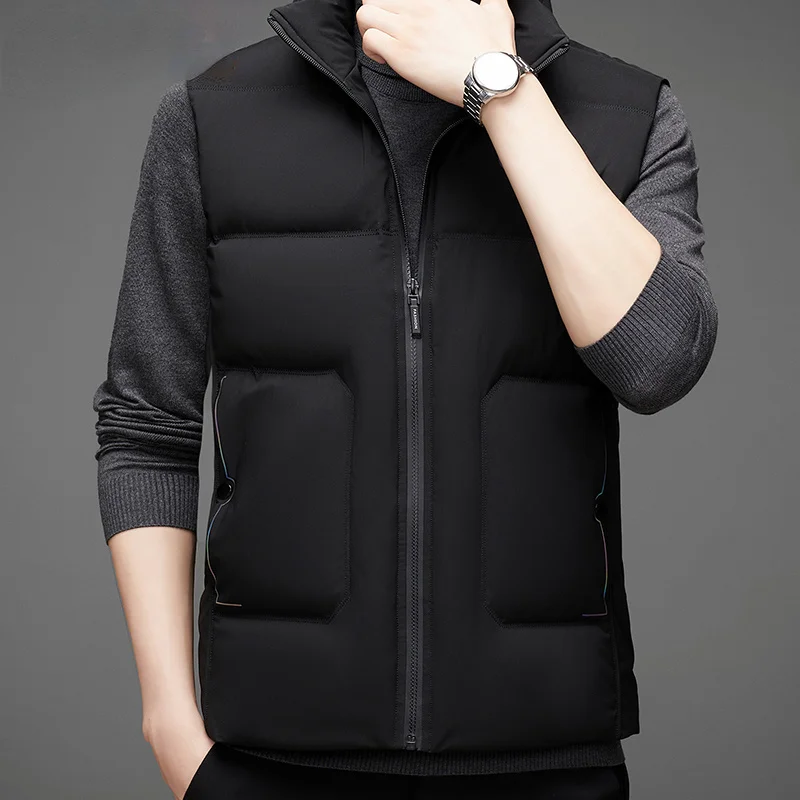 Piumino Invernale Da Uomo Per Piumino Casual Senza Maniche Abbigliamento Moda Caldo Cappotto Maschile Chaquetas Hombre Lq807