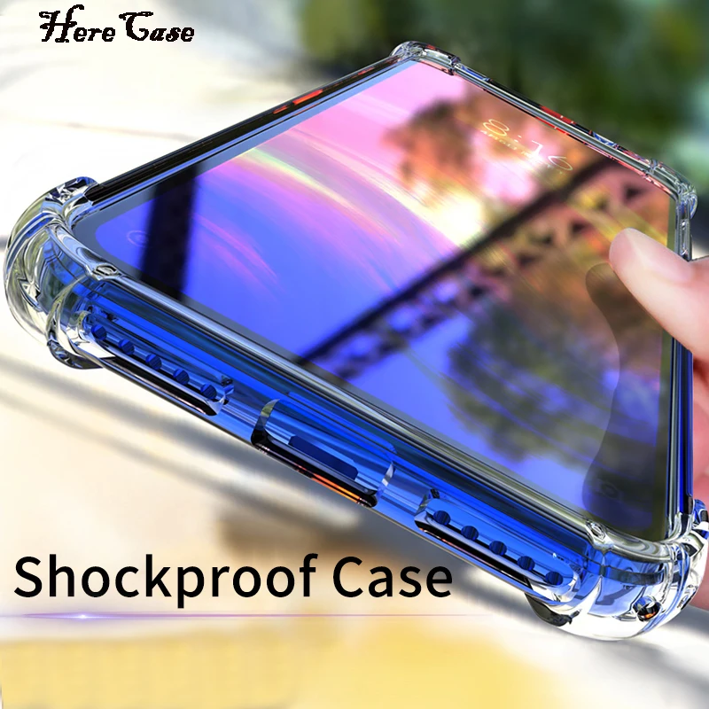 Luxury Shockproof Silicone Soft Case - Clear Ultra Thin Cover
