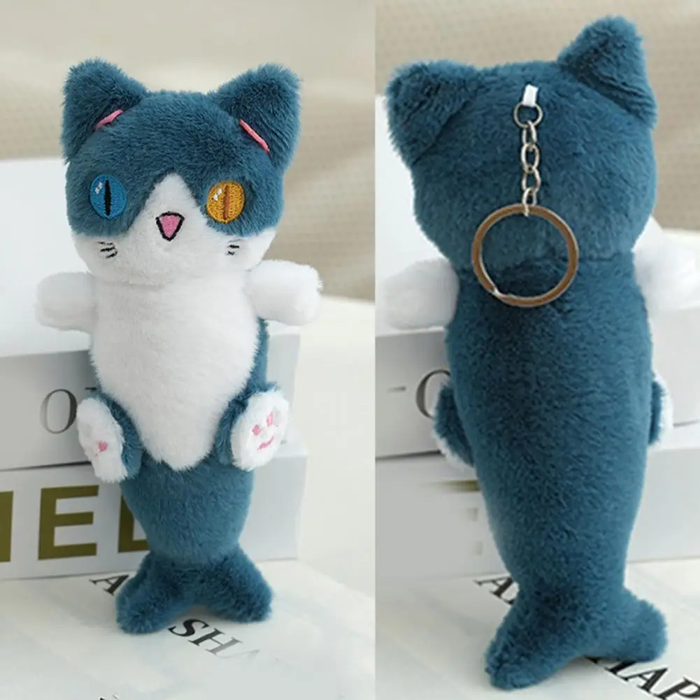 Plush Doll Pendant Soft Toy Keychain Adorable Mermaid Cat Doll Backpack Keychain Plush Toy Holiday Gift for Backpack for Holiday 3