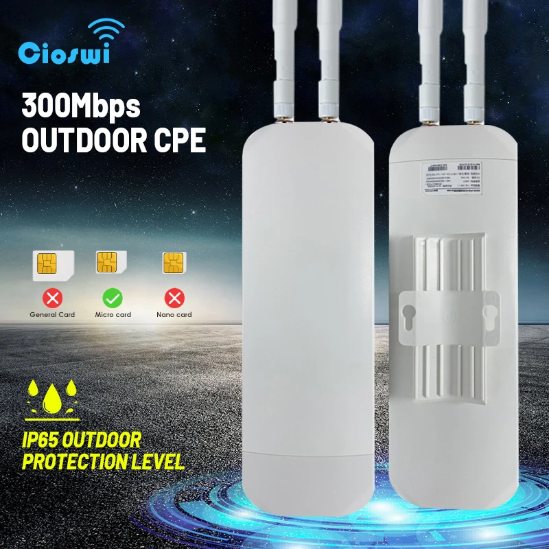 Roteador ao ar Livre Zbt Dual Sim 2.4g Wifi Openwrt Repetidor com Cpe ap à Prova Dágua 300mbps Ec200t-eu 48v 2.4g - Imagem 6