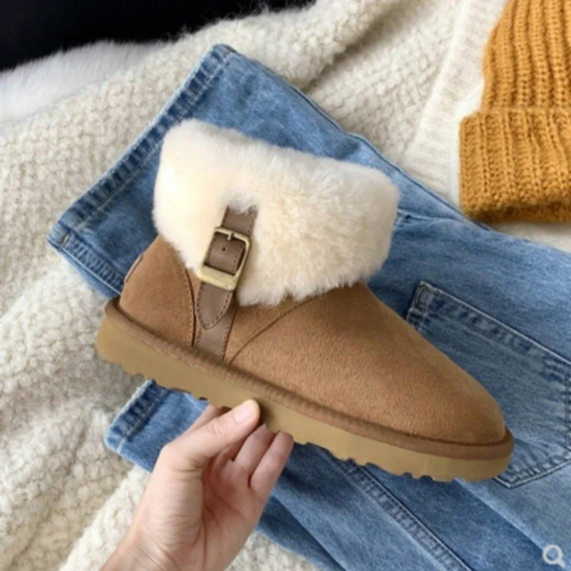 

Новые замшевые короткие сапоги для женщин 2022, модные замшевые сапоги для снега, женские модные сапоги, женские сапоги с удобным рукавом