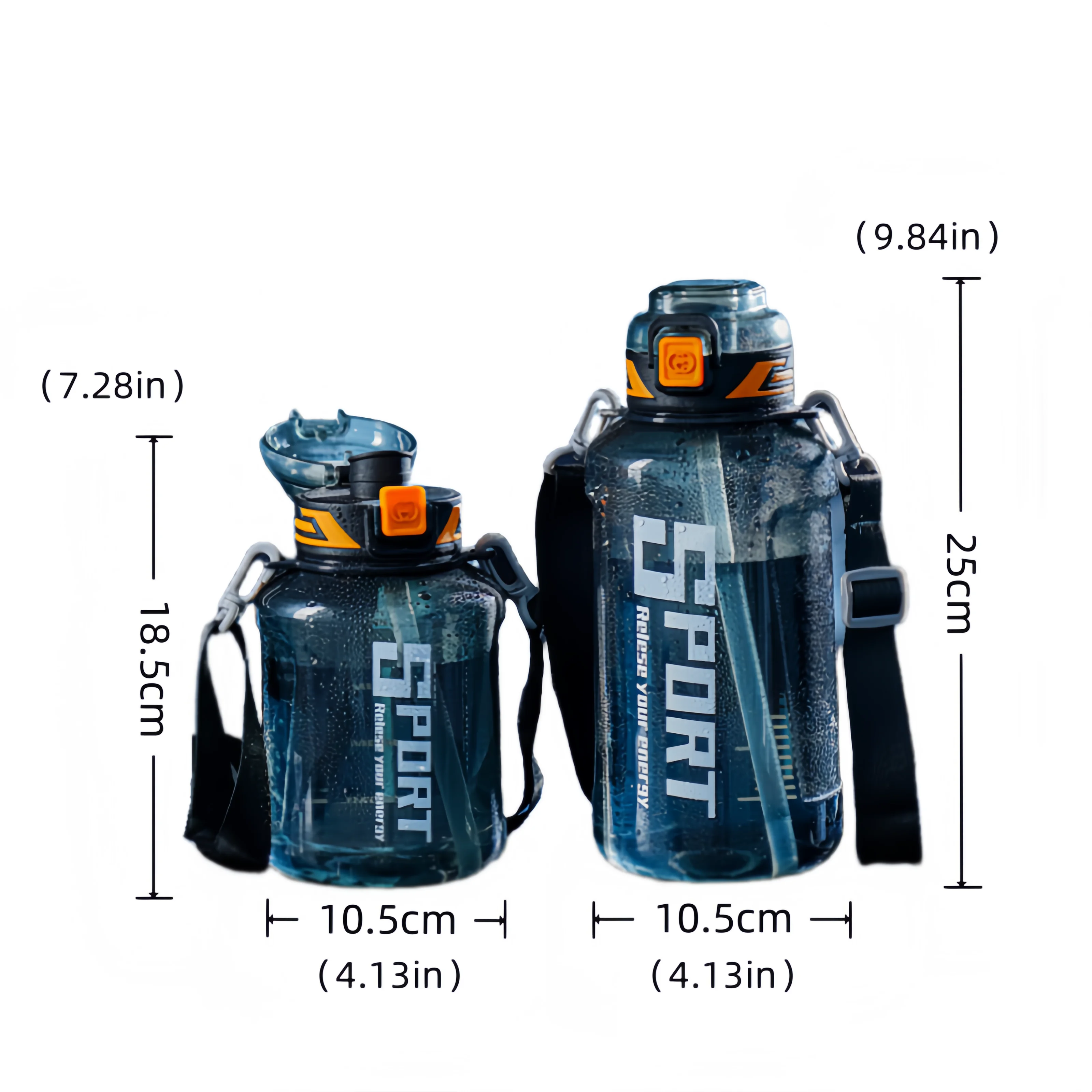 1000ml/1500ml Large Capacity Sports Water Bottle LeakProof Plastic Drinking Bottles Outdoor Travel Cycling Hiking Gym Drinkware 6