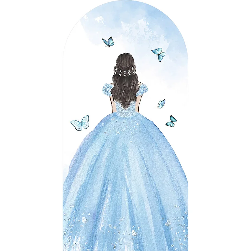 Avezano-Arco de cumpleaños para niña, telón de fondo para