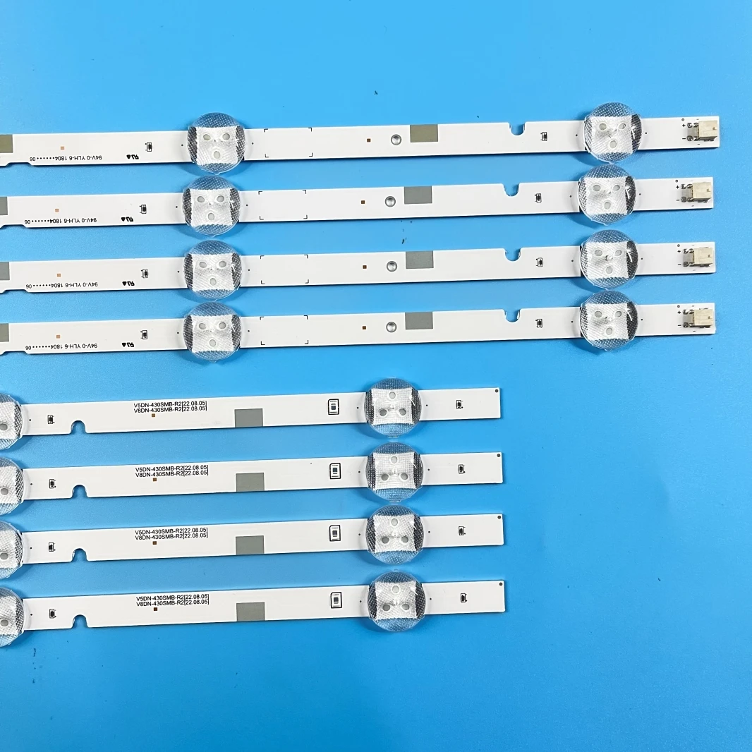 LED Backlight Bar For V8DN-430SMA-R0 430SMB UE43N5300AU UE43N5000 UN43J5290 UN43T5300 BN96-46570A 46571A HG43AD570SJXXZ led light led light bar