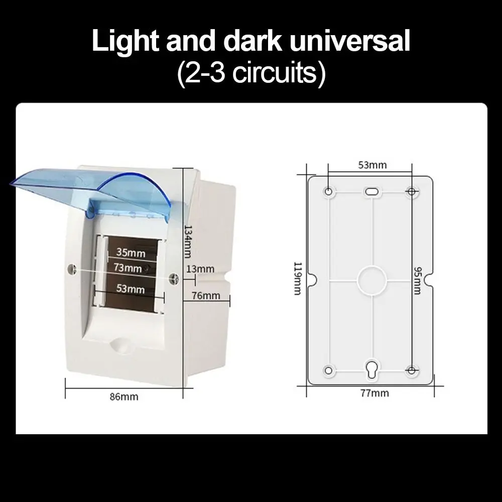 플라스틱 전원 플라스틱 접속함 방수 방진 배전 보호 전기 인클로저 2-16웨이