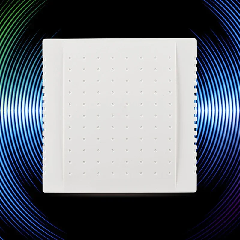 Hotel Door Bell Panel 220V Wired Doorbell Din Don 108x108x36mm Acrylic Panel Chimes Ring for Homes Offices Hotels Wired Doorbell