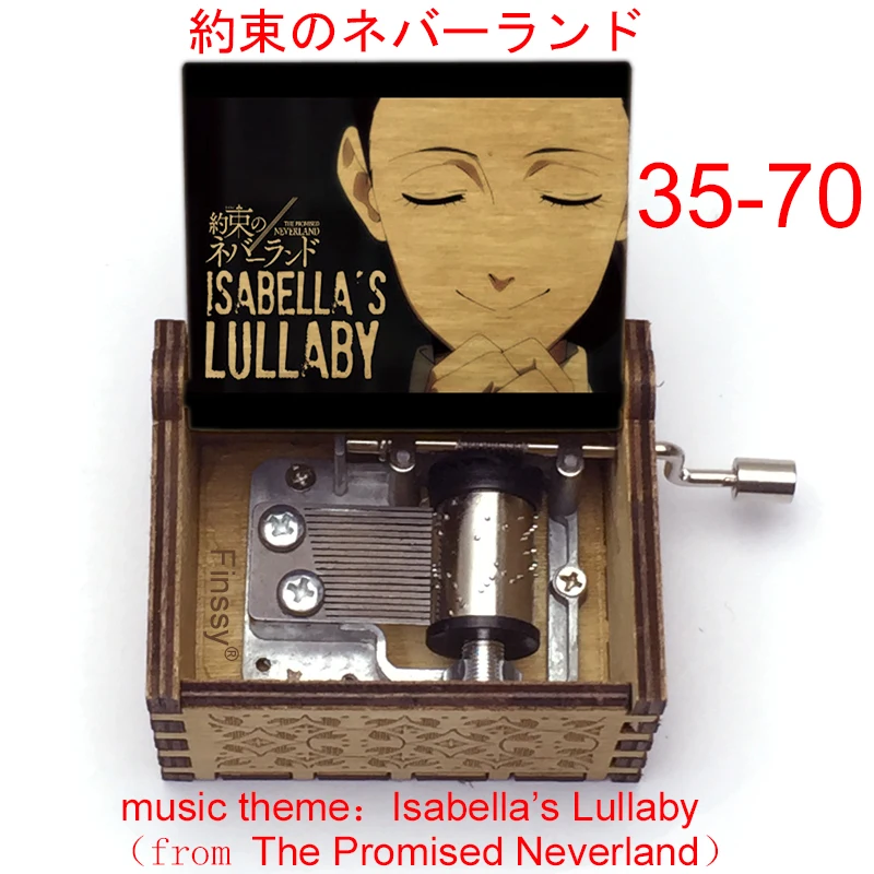 Music Box Isabella&rsquo;s Lullaby music them from anime The Promised Neverland Music Box fans christmas new year gift home office Decoration