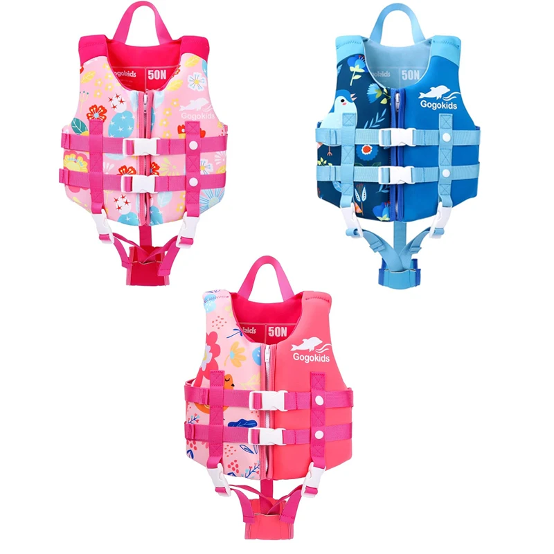 Children Swimming Life Jaket with Adjustable Seat Belt Lightweight