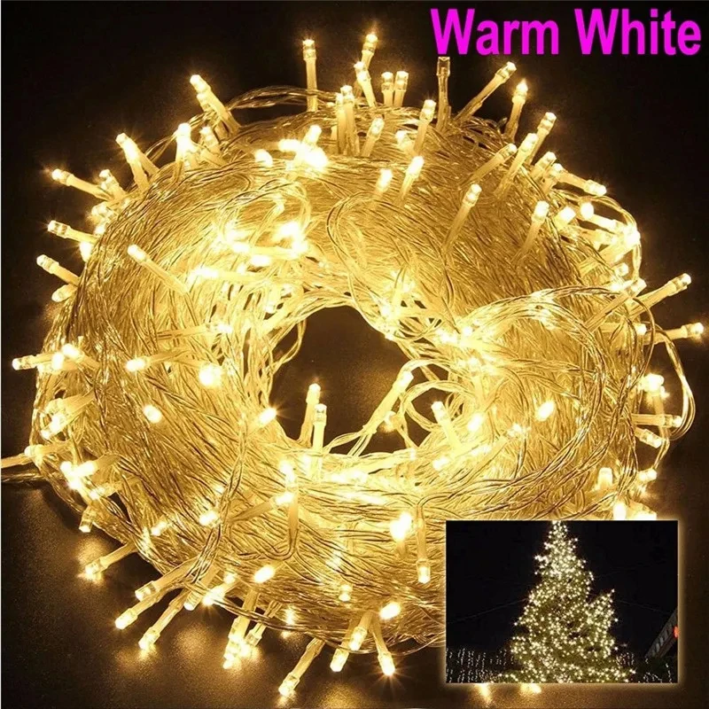 

Xmas Holiday Light Christmas Outdoor String Lights Garland 5M 10M 20M 30M 50M 100M Waterproof LED Fairy Light for Wedding Party