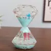 Ocean Theme Hourglass Acrylic Floating Sequin Liquid Timer Oil Drop Hourglass Desktop Liquid Oil Hourglass Home Decorations 3