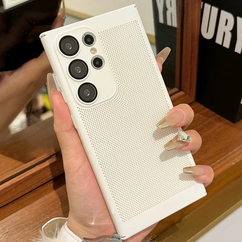 Breathable Mesh Heat Dissipation Cooling Slim Shockproof Phone Case