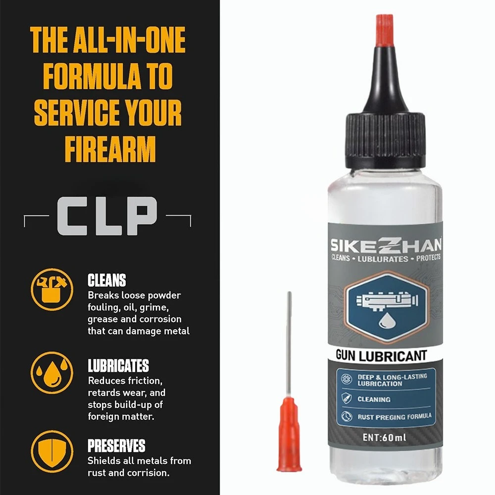 Premium Gun Care Lubricant - Advanced Metal Bonding & Cleaning Formula - Eco-Friendly Oil Preservative